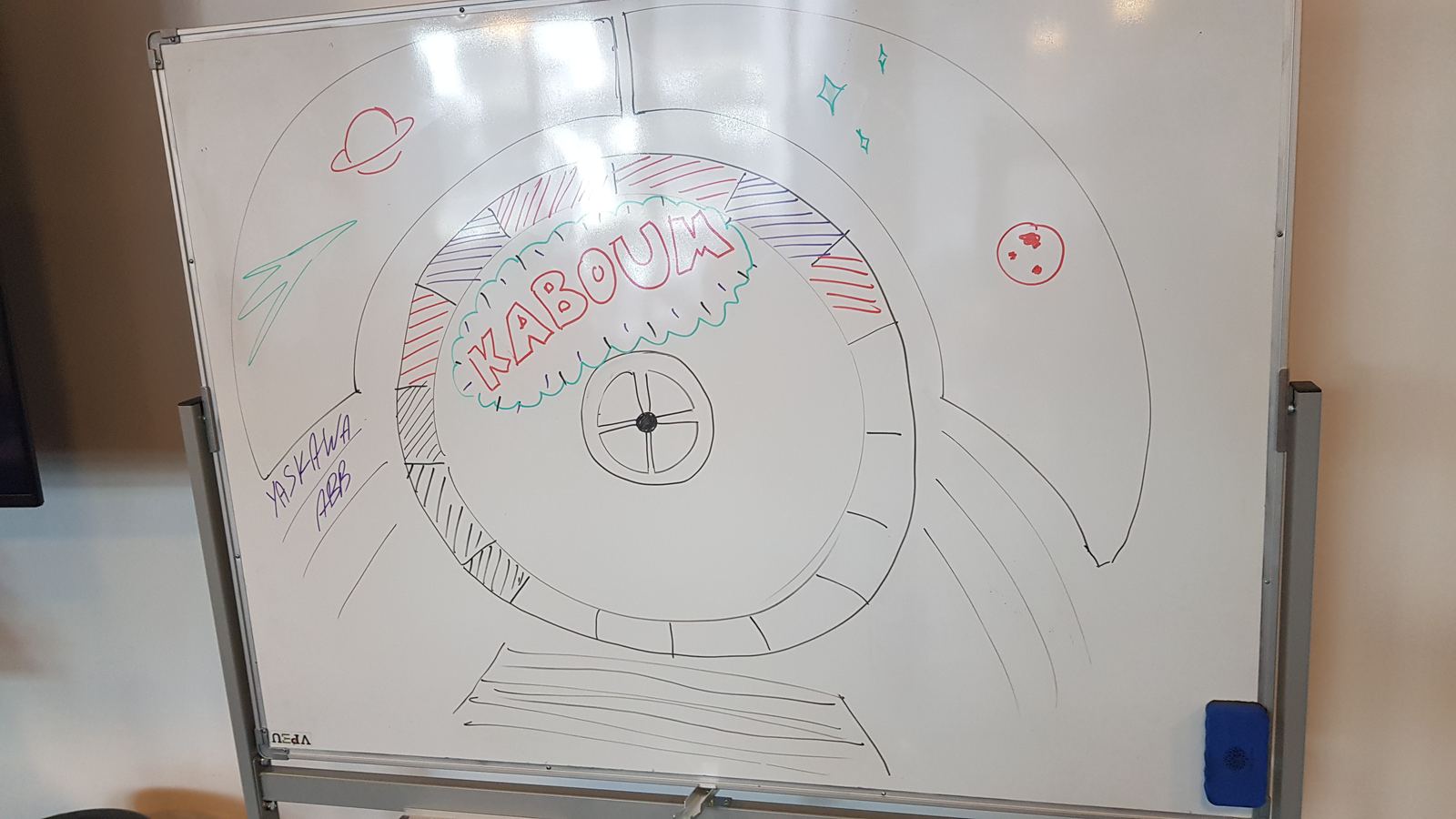 Fin d'atelier, le SAS n'a pas pu être activé... KABOUM...